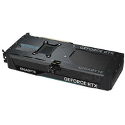Carte graphique Gigabyte GeForce RTX 5070 EAGLE OC noire avec éclairage turquoise
