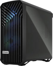 Boîtier Fractal Design Torrent noir RGB TG Light Tint avec lattes illuminées