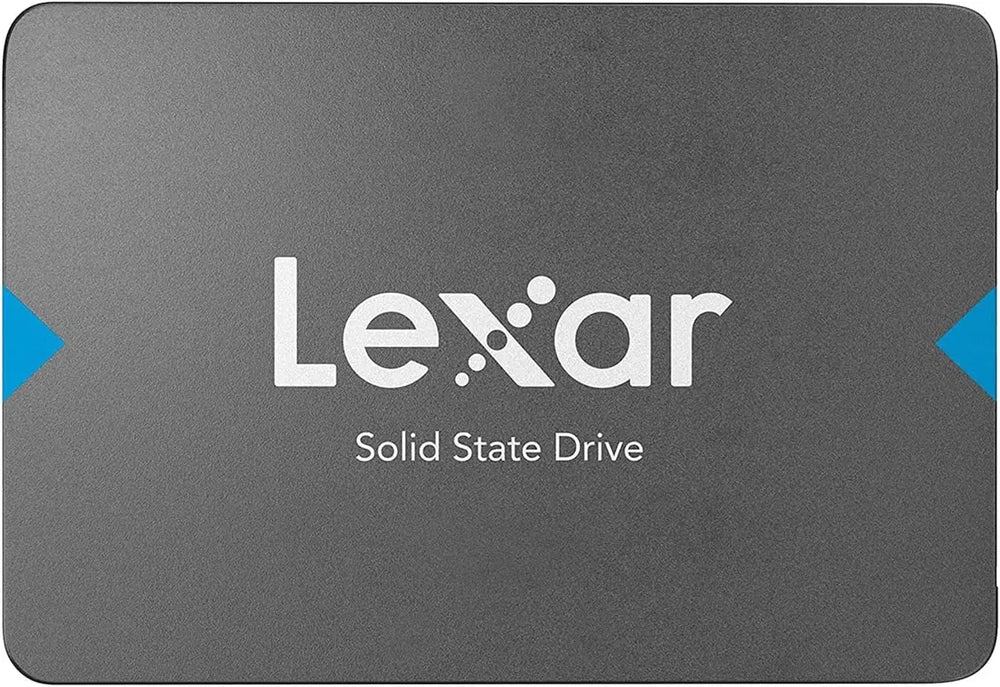 Lexar Disque SSD 2.5 pouces 256 Go boîtier noir mat accents bleus