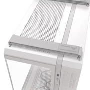 Boîtier PC gaming blanc ASUS TUF GT502 Horizon ARGB, design minimaliste perforé