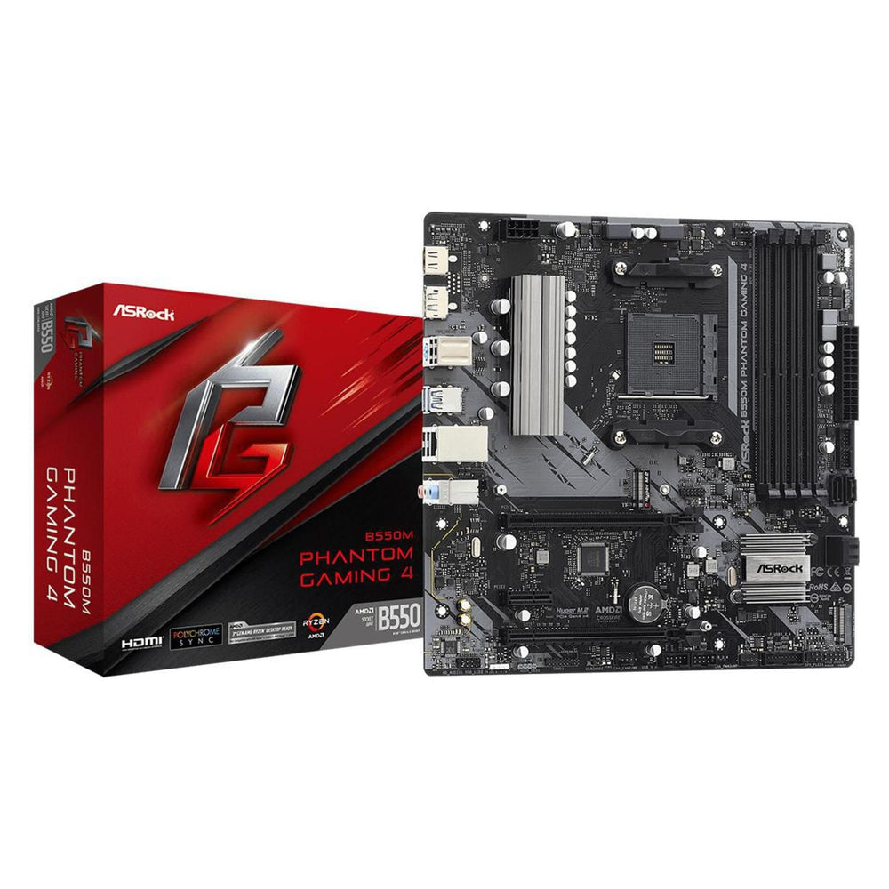 Carte mère ASRock B550M Phantom Gaming 4 Micro-ATX AM4