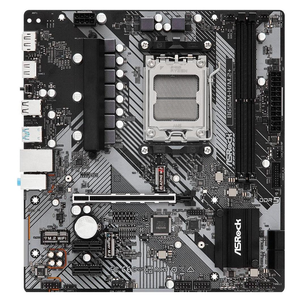 Carte mère ASRock B650M-H/M.2+ Micro-ATX AM5