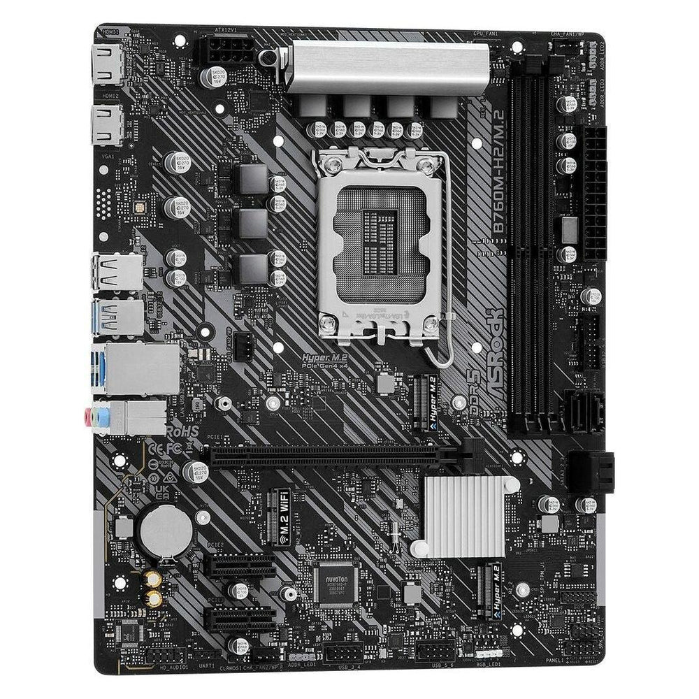 Carte mère ASRock B760M-H2/M.2 DDR5 Micro-ATX LGA 1700