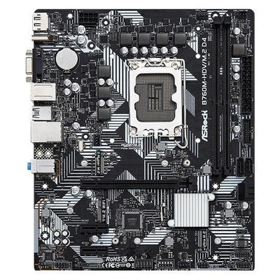 Carte Mère ASRock B760M-HDV/M.2 DDR4 (LGA 1700) Micro-ATX
