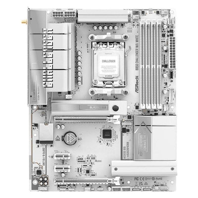 Carte Mère ASRock B850M Challenger WiFi (AM5) Micro-ATX - Blanc