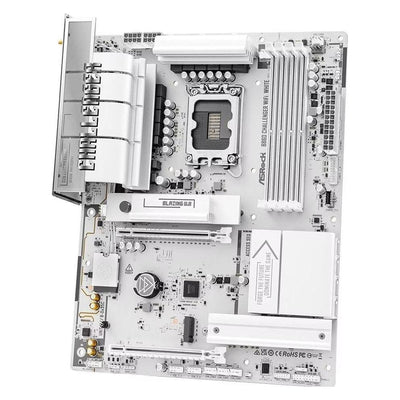 Carte Mère ASRock B860 Challenger WiFi (LGA 1851) ATX - Blanc