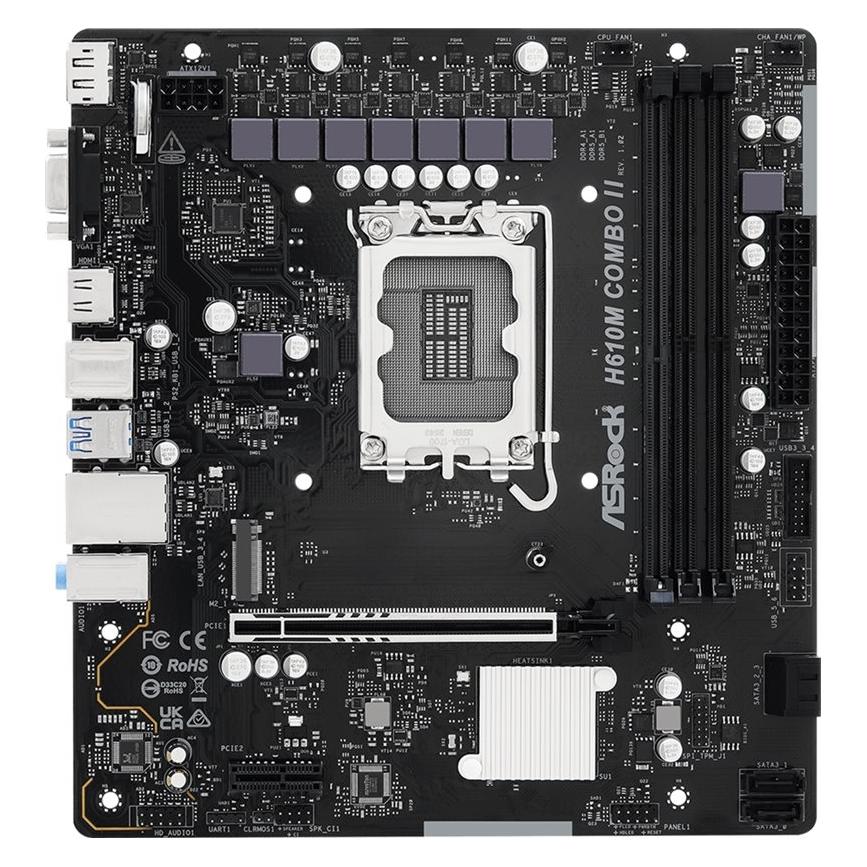 Carte mère ASRock H610M Combo II Micro-ATX LGA 1700