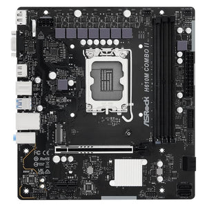 Carte Mère ASRock H610M Combo II (LGA 1700) Micro-ATX