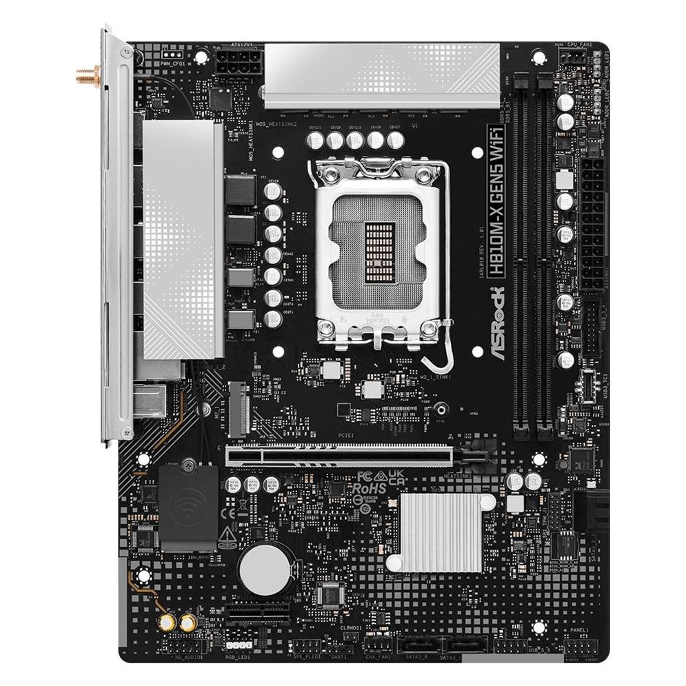 Carte mère ASRock H810M-X Gen5 WiFi Micro-ATX LGA 1851