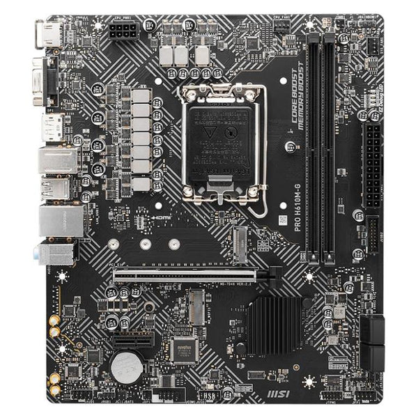 Carte mère MSI PRO H610M-G DDR5 Micro-ATX LGA 1700