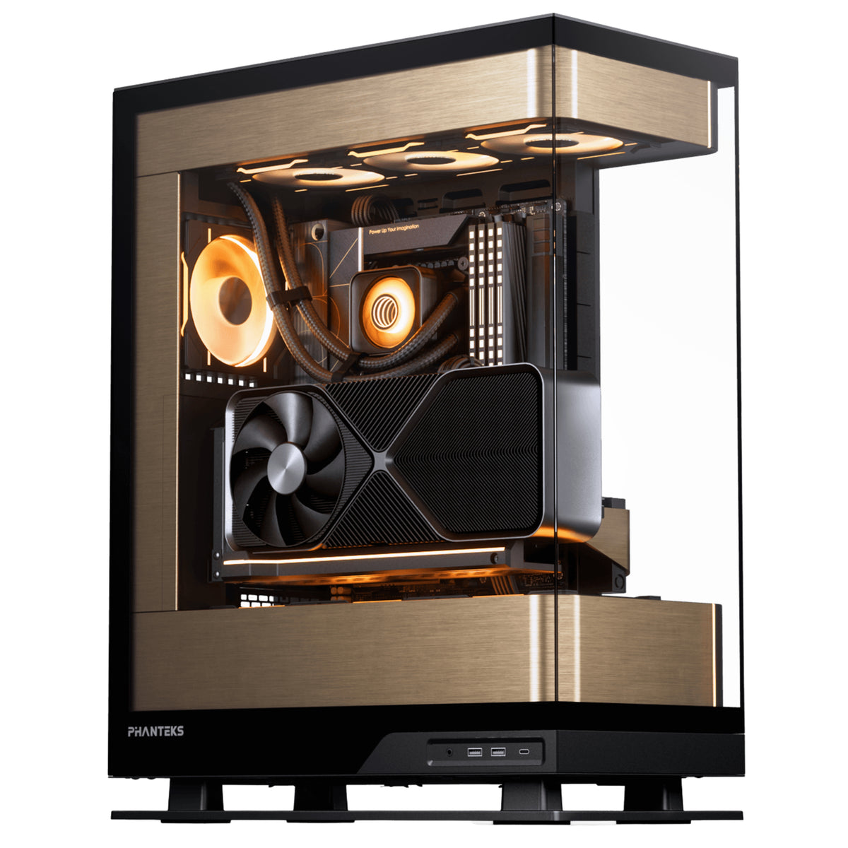 PC Gamer Streaming Pro x Phanteks Gold | Ryzen 7 9700X x RTX 5070 Ti image 0