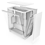 NZXT H7 Flow RGB Blanc 2024 vue latérale transparente mesh
