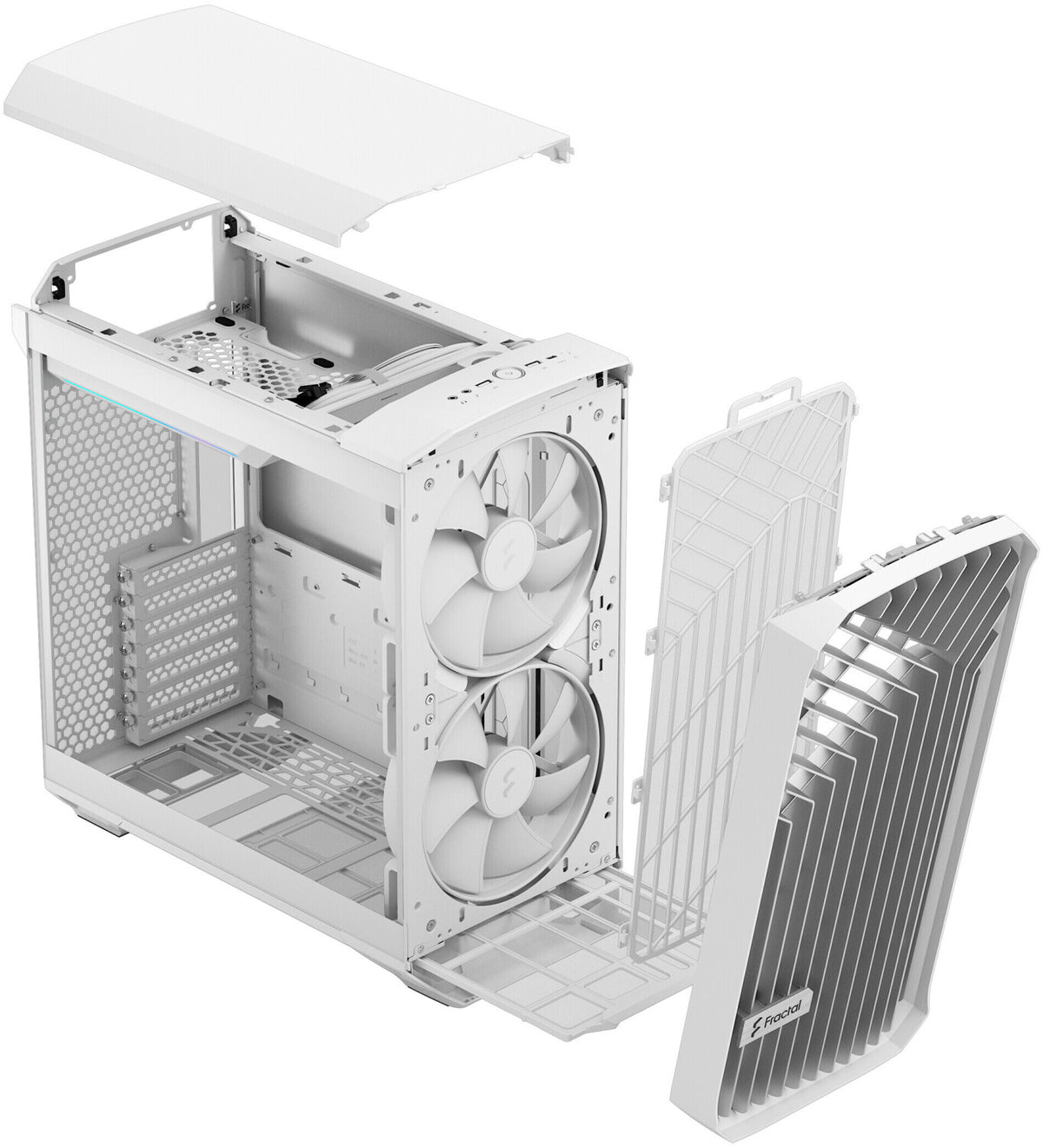 Fractal Design Torrent - White RGB TG Clear Tint image 4