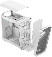 Boîtier PC Fractal Design Torrent blanc RGB TG Clear Tint avec ventilateurs avant