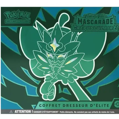Coffret Dresseur d'Élite (ETB) Pokémon EV06 – Mascarade Crépusculaire — dans le même univers que Lot de 65 Sleeves Souples – Édition Pikachu