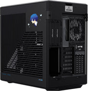 HYTE Y60 Persona 3 Reload Edition noire avec sticker anime bleu et papillons blancs