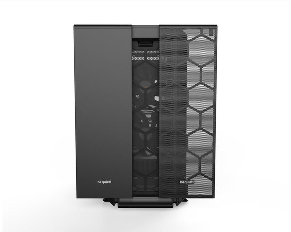 be quiet! Silent Base 802 Noir vue de trois quarts