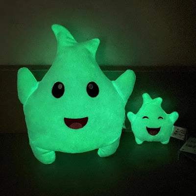 Peluche Luma Super Mario Bros 15 cm verte luminescente souriante épineuse