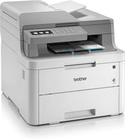 Imprimante multifonction laser couleur Brother DCP-160C blanche design moderne
