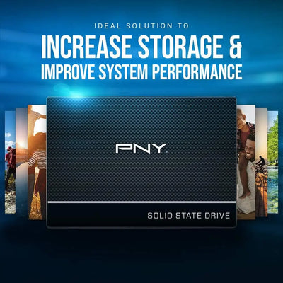 Disque SSD PNY CS900 2.5’’ 1To surface carbone noir texturée