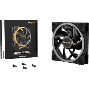 Ventilateur be quiet! Light Wings RGB 120mm noir et argent PWM arrière