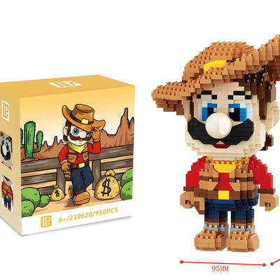 Bricks Super Mario Bros - Modèle Mario cowboy