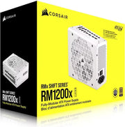Alimentation Corsair RMx Shift 1200W blanc ATX RM1200x modulaire mesh grille - Alimentation