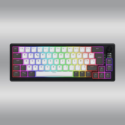 Clavier Gaming Mécanique Hator Skyfall 65 Pro Sans Fil - Gris/Noir