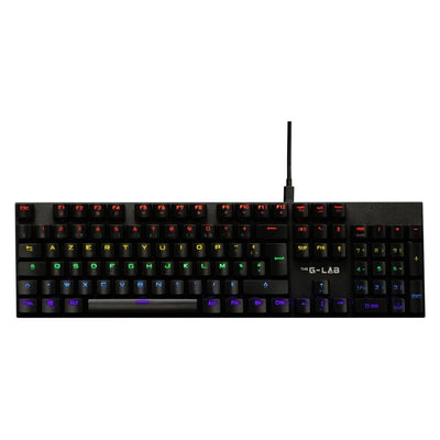 Clavier Gaming Mécanique The G-Lab Keyz Carbon Ex - Noir