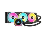 Refroidisseur CPU liquide CORSAIR iCUE Link H150i RGB 360mm noir avec boucle, pompe et 3 ventilateurs illuminés