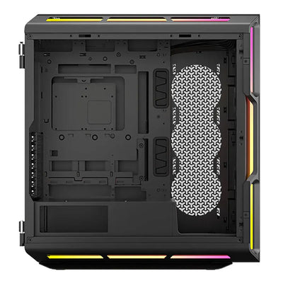 Boîtier PC Corsair iCUE LINK 5000T LX RGB Noir avec éclairage RGB et panneau mesh