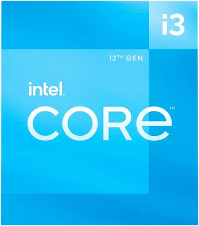 Intel Core i3-12100 12e génération en boîte bleue élégante