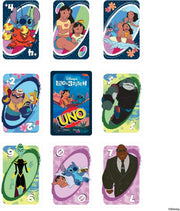 Jeu Uno édition spéciale Lilo & Stitch 2025 avec cartes colorées illustrées