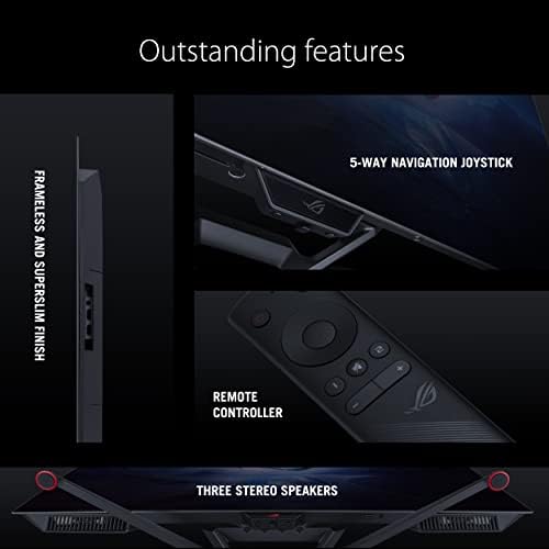 ASUS ROG Swift 42" - 4K / HDR / 144Hz / 0.1ms / Plat / HDR / OLED image 1