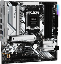 Carte mère ASRock B650M Pro RS AM5 noire et argentée élégante