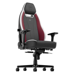 Fauteuil gamer Noblechairs Legend noir, rouge et blanc vue de face