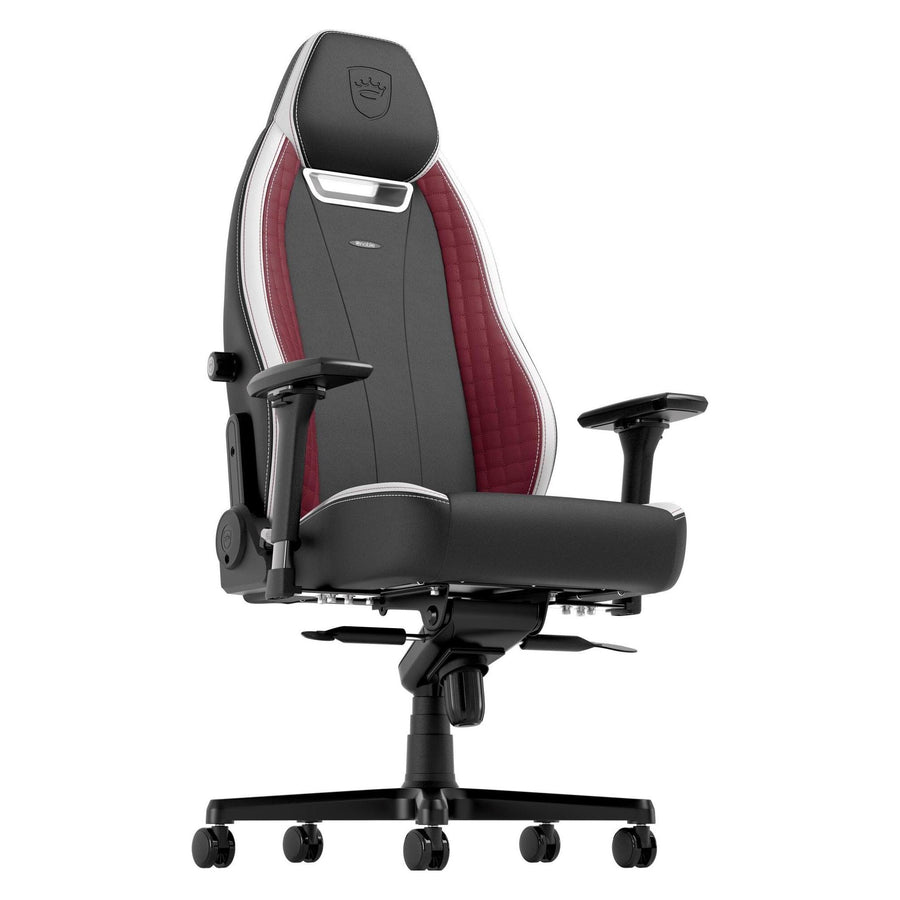 Fauteuil gamer Noblechairs Legend noir, rouge et blanc vue de face