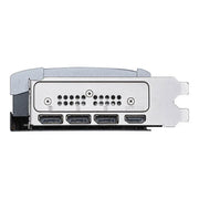 Carte graphique MSI GeForce RTX 5080 VENTUS 3X OC argentée avec ports HDMI et DisplayPort
