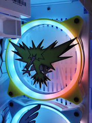Grille ventilateur Pokémon 120mm/140mm Electhor jaune avec Pikachu LED