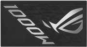 Alimentation ASUS ROG Strix 1000W Platinum noire ATX avec logo argenté texturé