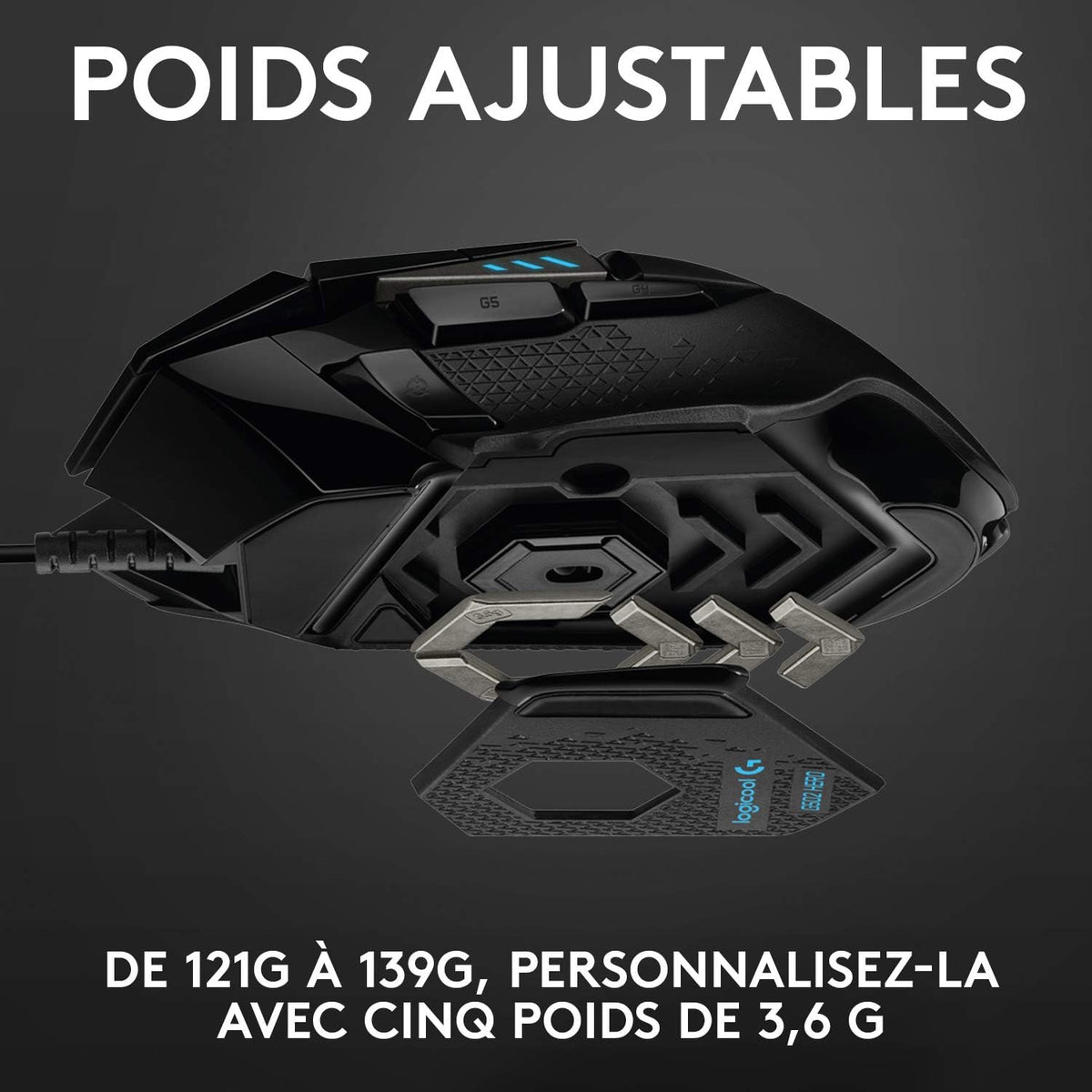 Souris Gaming Logitech G502 HERO image 5