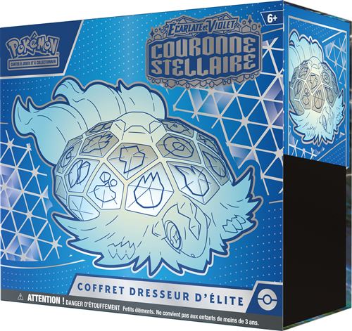 Pokemon – Coffret Dresseur d’Élite (ETB) Couronne Stellaire (EV07) image 1