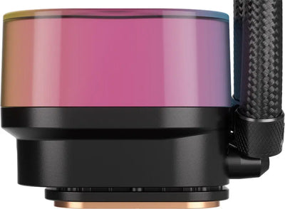 Capuchon lentille CORSAIR iCUE Link H100i 240 RGB rose irisé violet