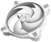 Ventilateur Arctic BioniX P120 12cm blanc/gris avec logo central et pales courbes