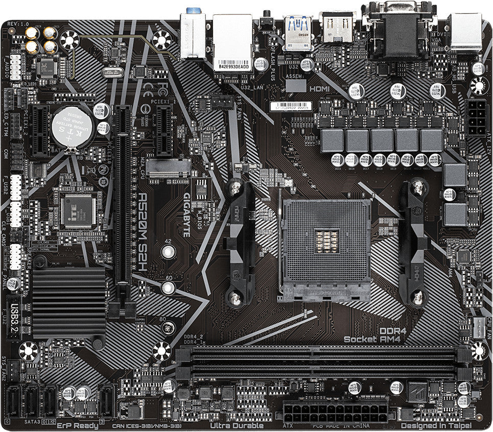 GIGABYTE A520M S2H (AM4) image 1
