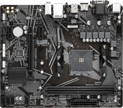 Carte mère Gigabyte A520M S2H AM4 noire et grise Ultra Durable