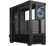 Panneau latéral mesh noir Fractal Design Pop Air RGB avec ventilateur circulaire bleu-vert