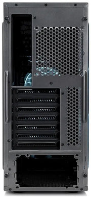 Boîtier PC Fractal Design Focus G Gris en métal noir avec panneaux mesh et baies disque