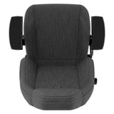 Fauteuil gamer Noblechairs Legend TX gris anthracite assise et accoudoirs