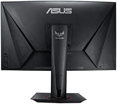 Moniteur gaming ASUS TUF 27 pouces incurvé Full HD 165 Hz noir texturé avec éclairage rouge